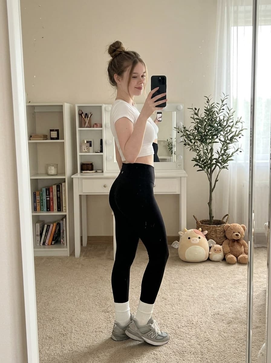 Cozy Bedroom Mirror Selfie, Nano Banana 2 output